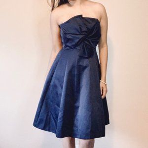 H&M Strapless Blue‎ Mini Dress